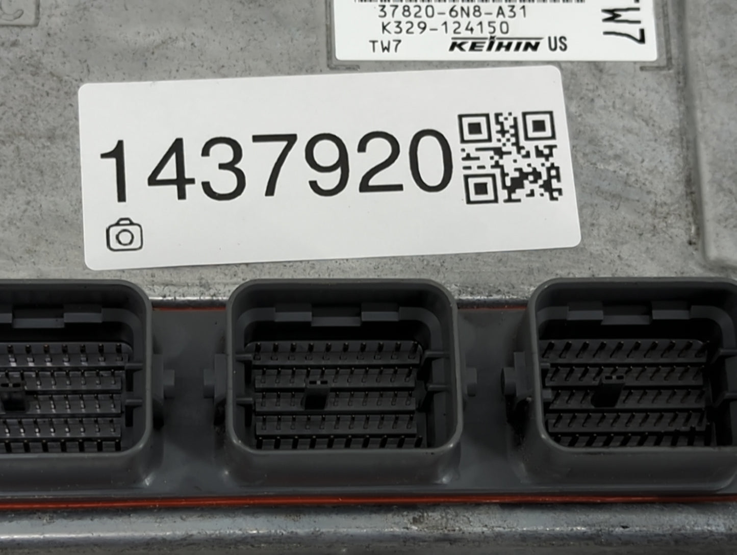 2020 Honda Hr-V PCM Engine Control Computer ECU ECM PCU OEM P/N:37820-6N8-A31, K329-124150 Fits OEM Used Auto Parts - Oemuse