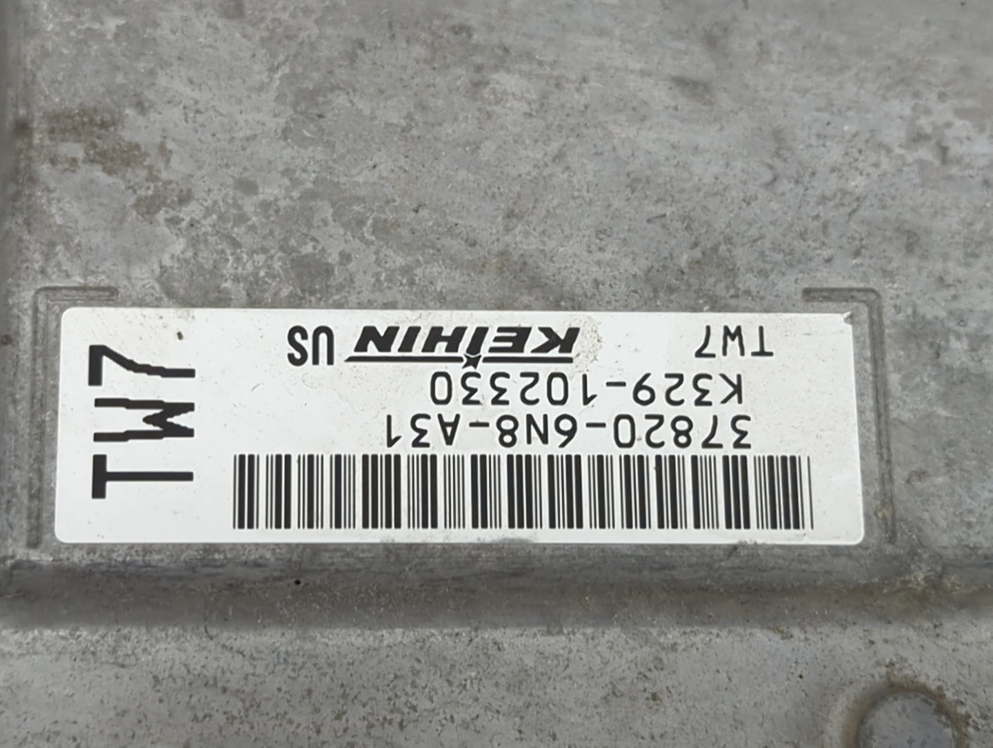 2020 Honda Hr-V PCM Engine Control Computer ECU ECM PCU OEM P/N:37820-6N8-A31, K329-102330 Fits OEM Used Auto Parts - Oemuse