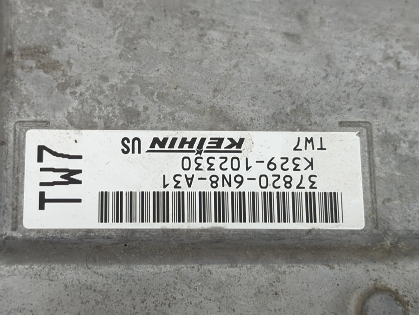 2020 Honda Hr-V PCM Engine Control Computer ECU ECM PCU OEM P/N:37820-6N8-A31, K329-102330 Fits OEM Used Auto Parts - Oemuse