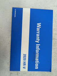 2020 Honda Hr-V Owners Manual Book Guide P/N:31T7AG40 OG-10985, 00X31-T7A-G400 OEM Used Auto Parts - Oemusedautoparts1.com