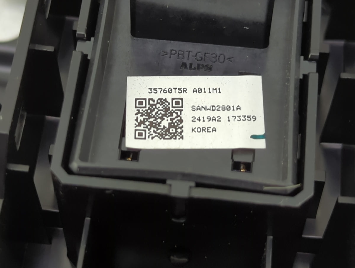 2020 Honda Hr-v Passenger Right Power Window Switch - Oemusedautoparts1.com