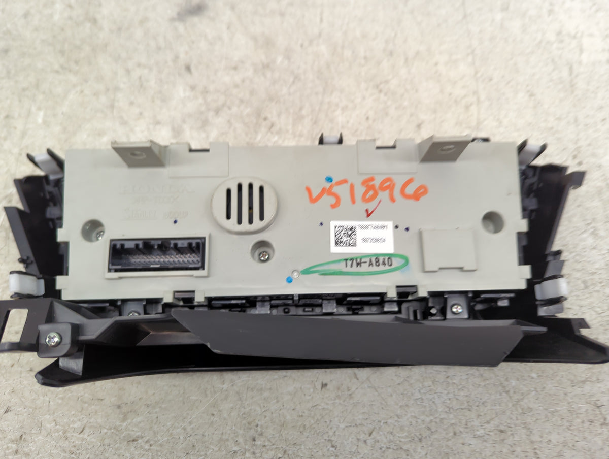 2016-2022 Honda Hr-V Climate Control Module Temperature AC/Heater Replacement P/N:79600T7WA840M1 T7W-A840 Fits OEM Used Auto