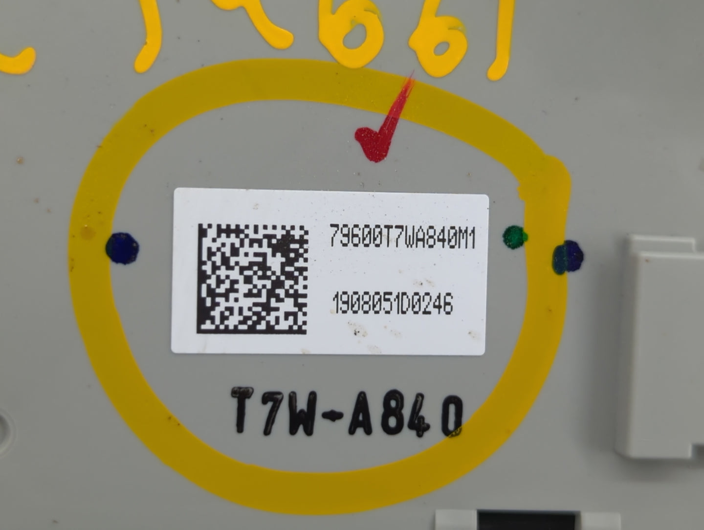 2016-2022 Honda Hr-V Climate Control Module Temperature AC/Heater Replacement P/N:79600T7WA840M1 Fits OEM Used Auto Parts - 