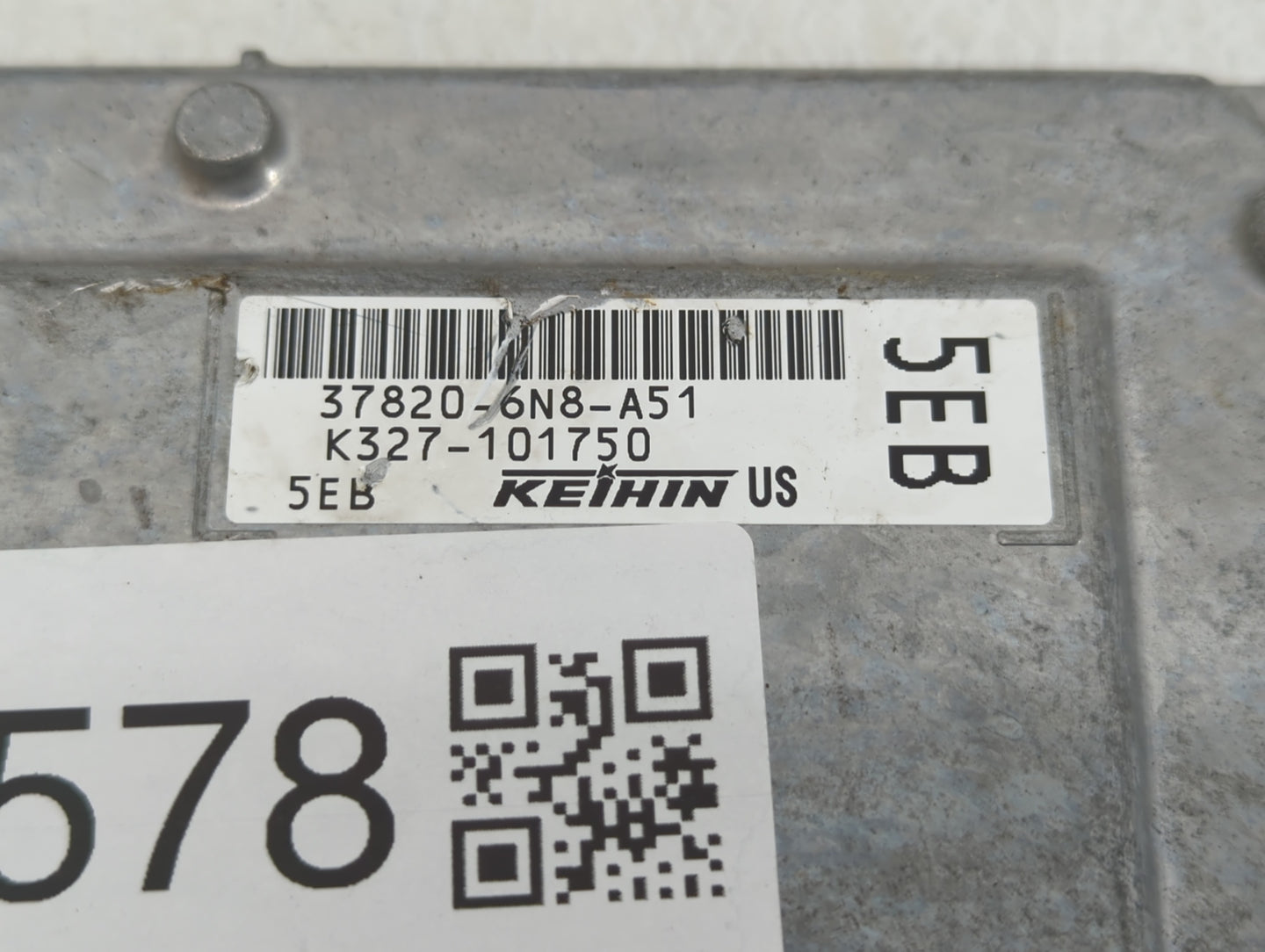 2020 Honda Hr-V PCM Engine Control Computer ECU ECM PCU OEM P/N:37820-6N8-A51 Fits OEM Used Auto Parts - Oemusedautoparts1.c