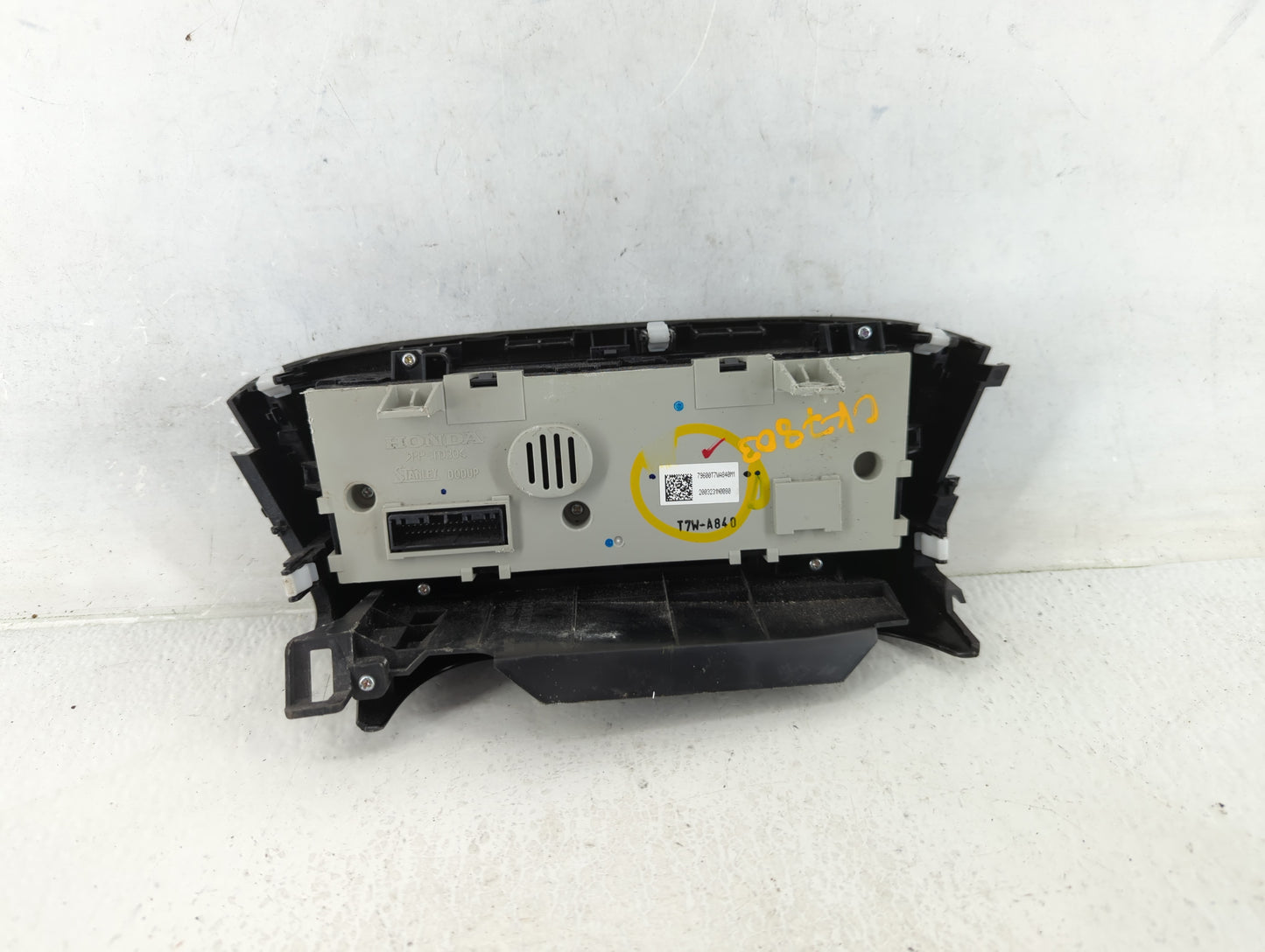 2016-2022 Honda Hr-V Climate Control Module Temperature AC/Heater Replacement P/N:79600T7WA840M1 Fits OEM Used Auto Parts - 