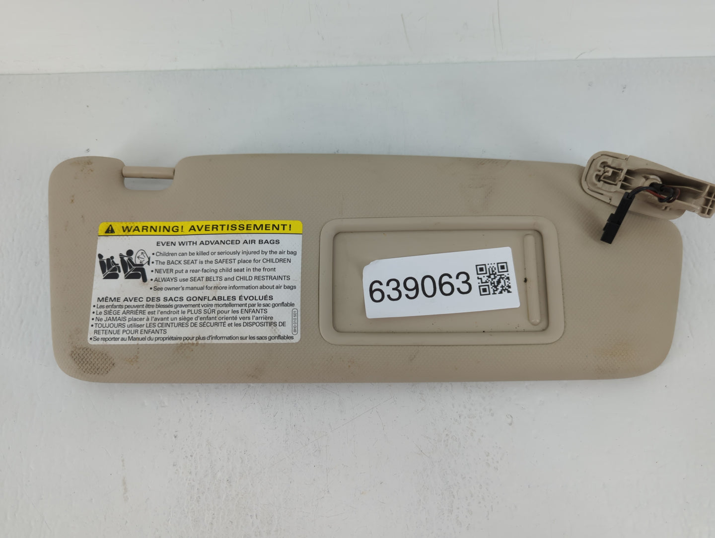 2016-2022 Honda Hr-V Sun Visor Shade Replacement Passenger Right Mirror Fits Fits 2016 2017 2018 2019 2020 2021 2022 OEM Use