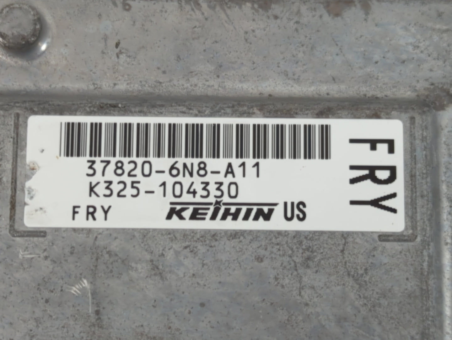 2020 Honda Hr-V PCM Engine Control Computer ECU ECM PCU OEM P/N:K325-104330 37820-6N8-A11 Fits OEM Used Auto Parts - Oemused