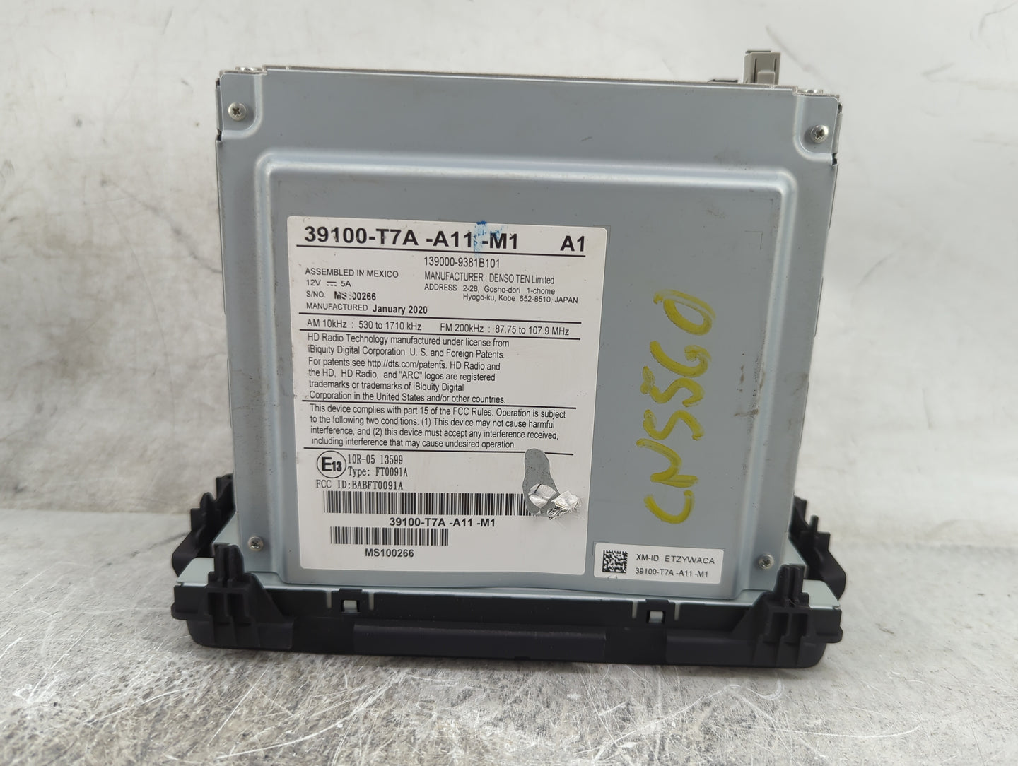 2020 Honda Hrv Information Display Screen - Oemusedautoparts1.com