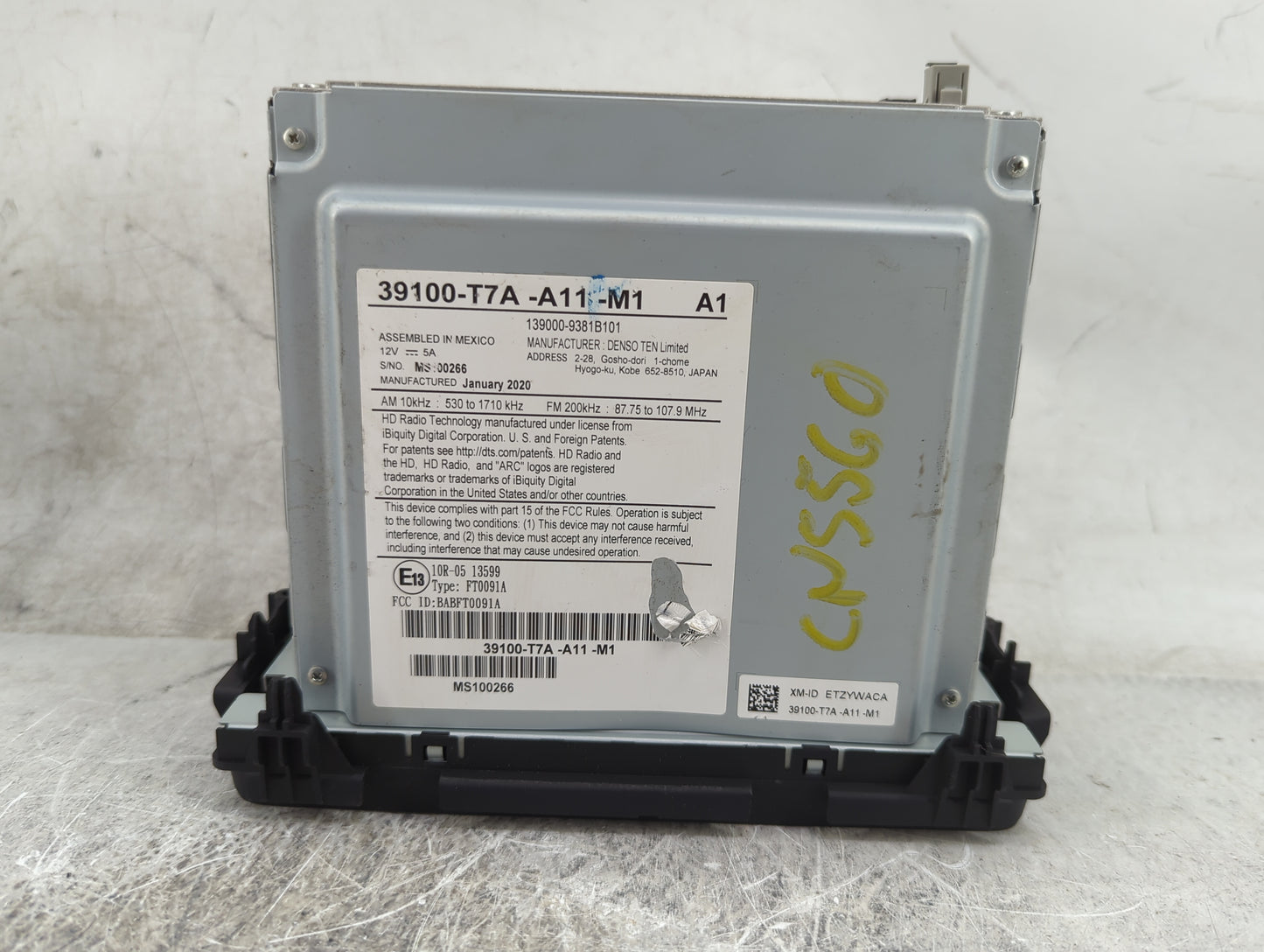 2020 Honda Hrv Information Display Screen - Oemusedautoparts1.com