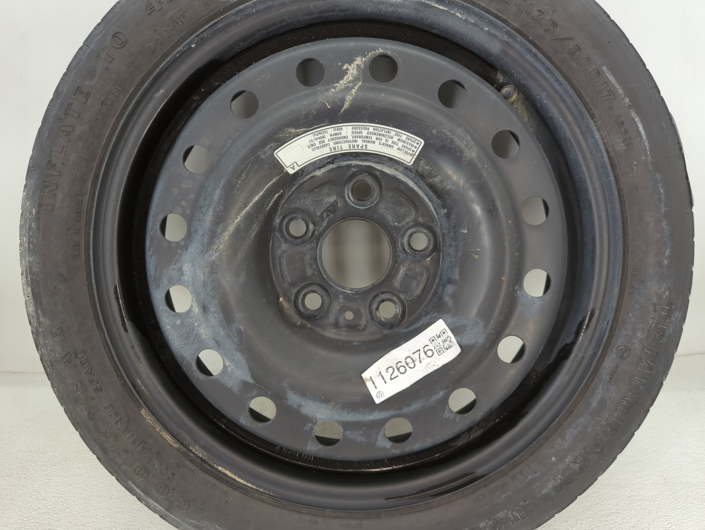 Honda Odyssey Spare Donut Tire Wheel Rim Oem - Oemusedautoparts1.com