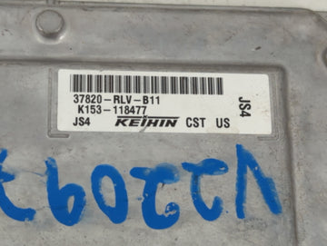 2020 Honda Pilot PCM Engine Control Computer ECU ECM PCU OEM P/N:K153-110607 37820-RLV-B11 Fits OEM Used Auto Parts