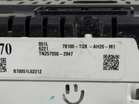 2019-2020 Honda Pilot Instrument Cluster Speedometer Gauges P/N:78100-TG8-AH20-M1 Fits Fits 2019 2020 OEM Used Auto Parts - 