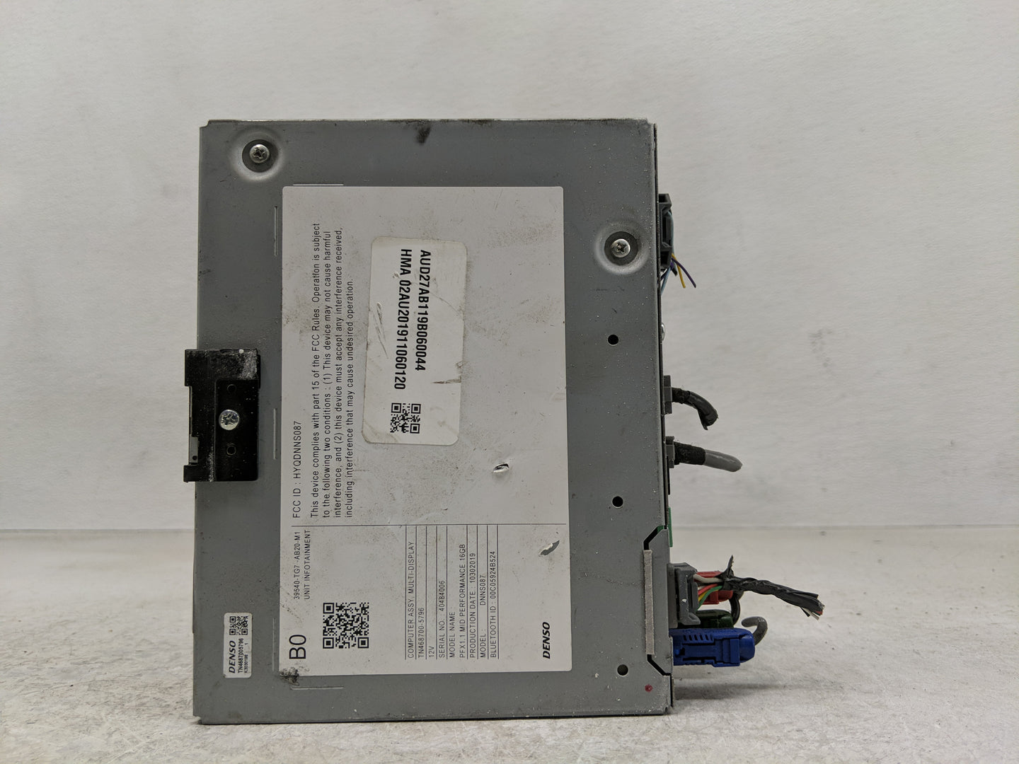 2020 Honda Pilot Radio AM FM Cd Player Receiver Replacement P/N:39540-TG7-AB20-M1 Fits OEM Used Auto Parts - Oemusedautopart
