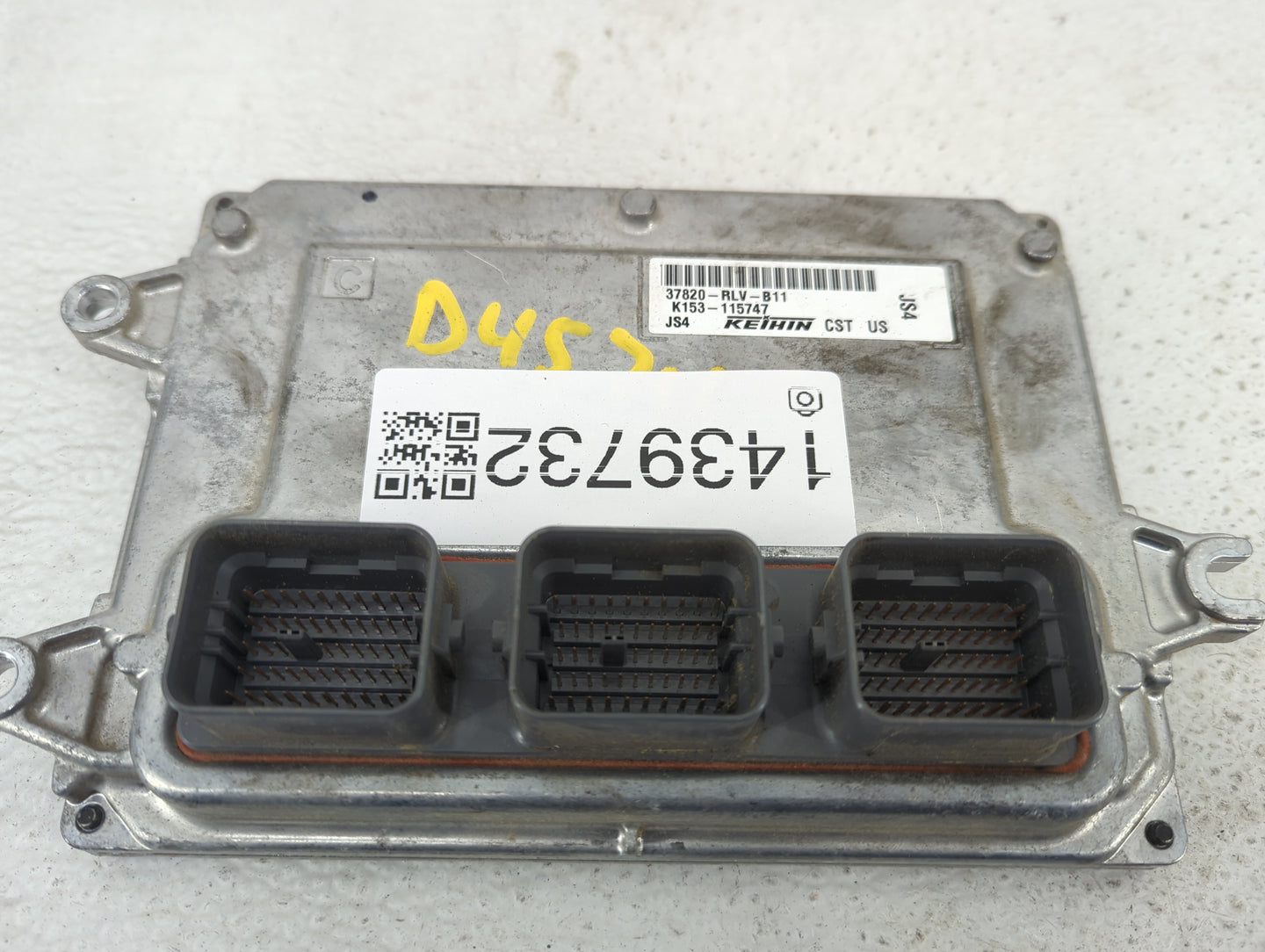 2020 Honda Pilot PCM Engine Control Computer ECU ECM PCU OEM P/N:37820-RLV-B11 K153-115747 Fits OEM Used Auto Parts - Oemuse