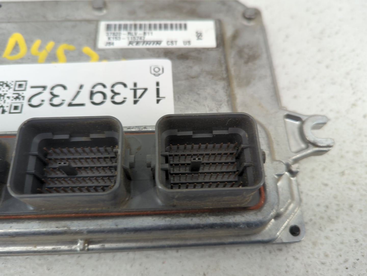 2020 Honda Pilot PCM Engine Control Computer ECU ECM PCU OEM P/N:37820-RLV-B11 K153-115747 Fits OEM Used Auto Parts - Oemuse