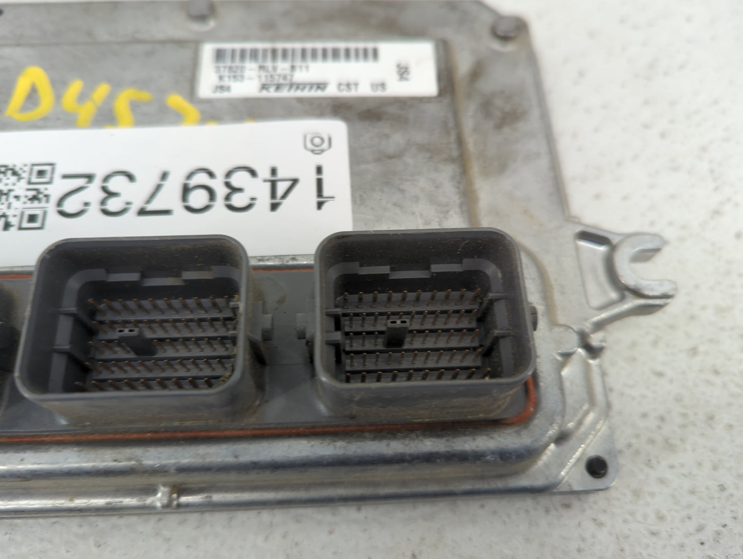 2020 Honda Pilot PCM Engine Control Computer ECU ECM PCU OEM P/N:37820-RLV-B11 K153-115747 Fits OEM Used Auto Parts - Oemuse