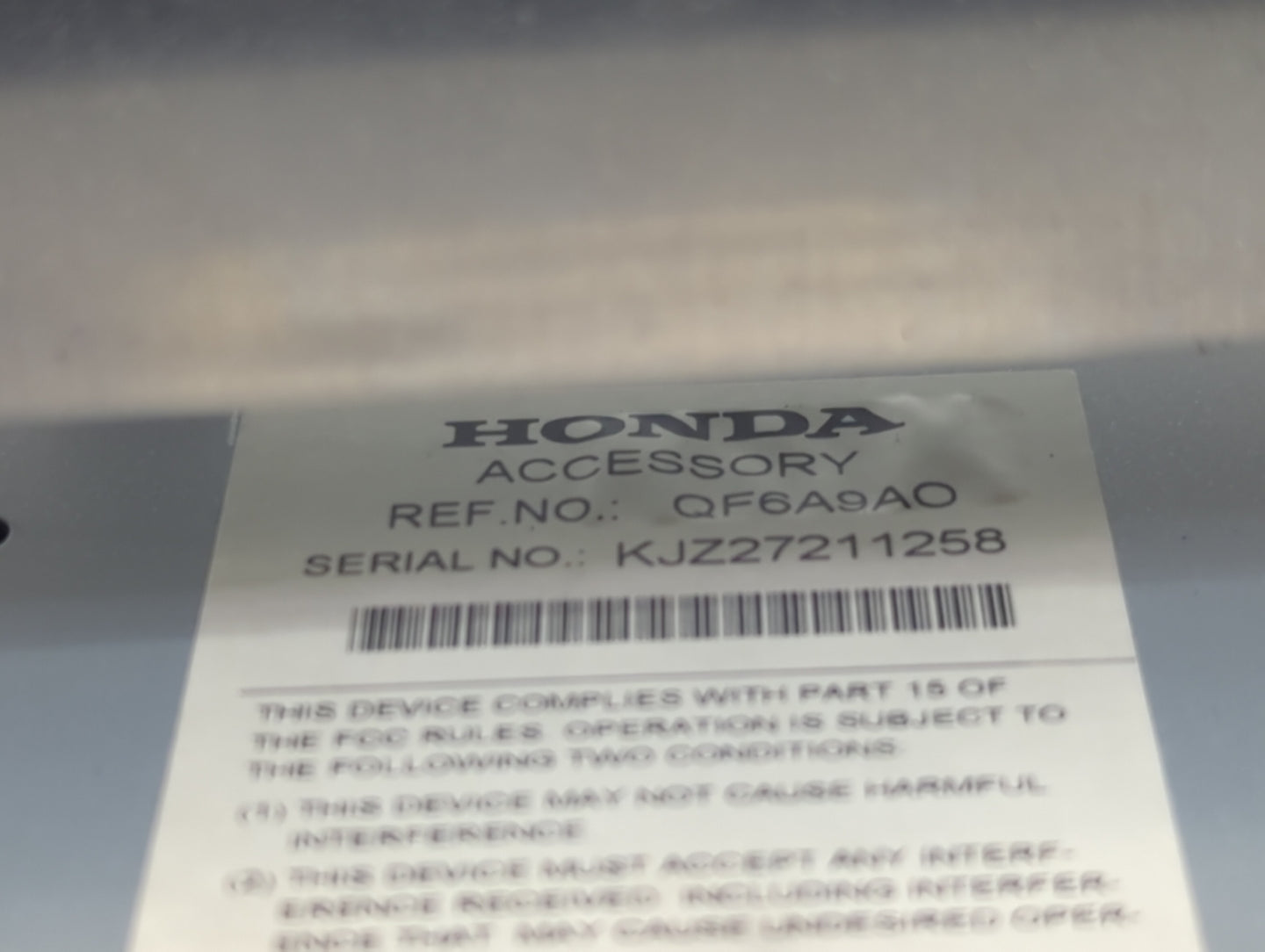 2020 Honda Pilot Information Display Screen Black - Oemusedautoparts1.com
