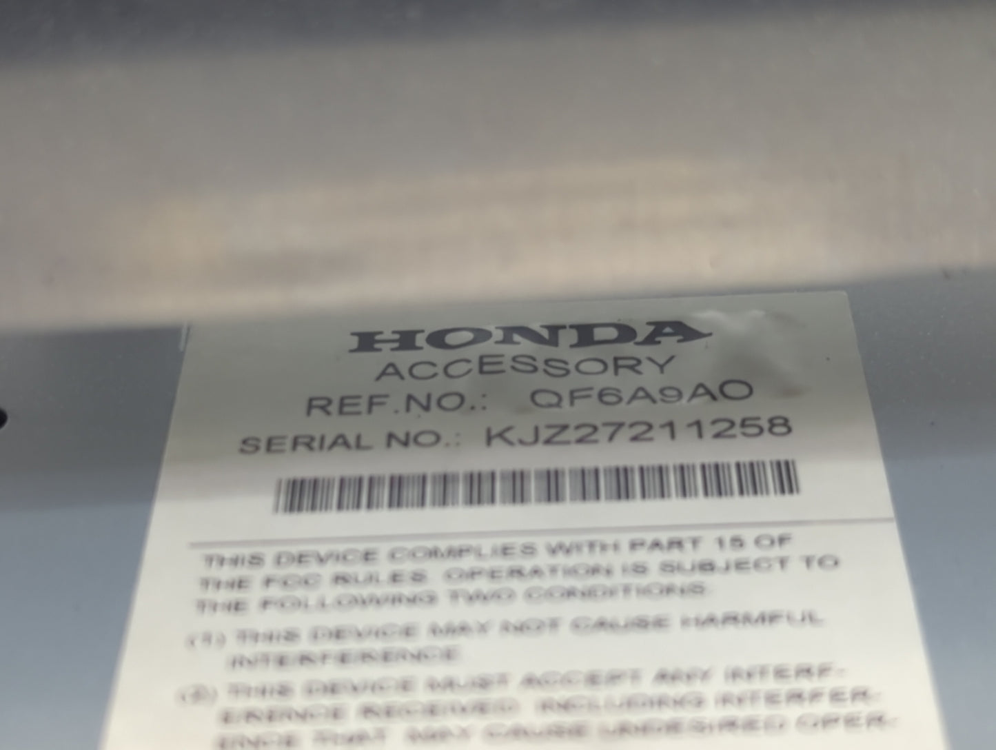 2020 Honda Pilot Information Display Screen Black - Oemusedautoparts1.com