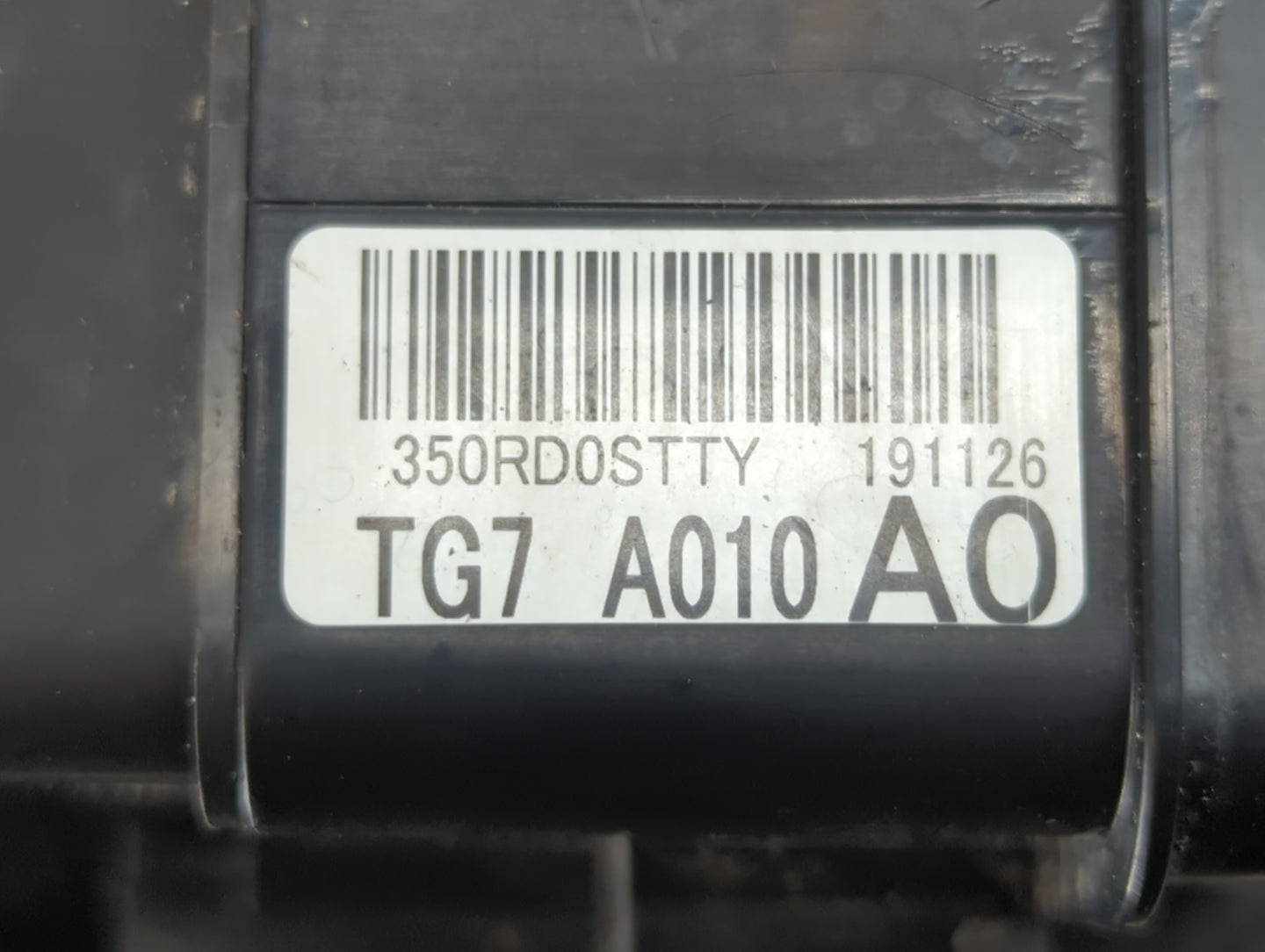 2019-2020 Honda Pilot Fusebox Fuse Box Panel Relay Module P/N:350RD0STTY TG7 A010 A0 Fits Fits 2019 2020 OEM Used Auto Parts