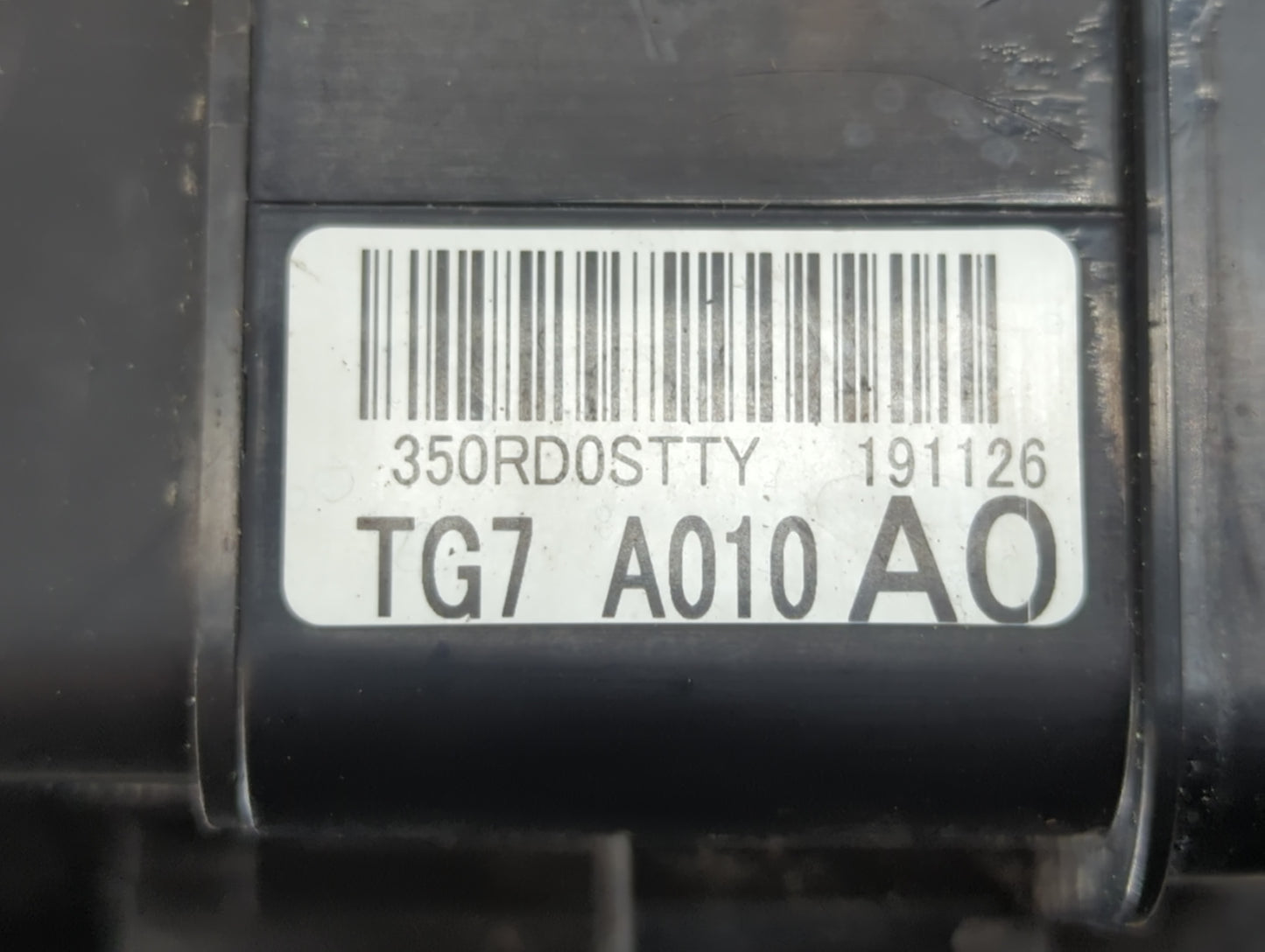 2019-2020 Honda Pilot Fusebox Fuse Box Panel Relay Module P/N:350RD0STTY TG7 A010 A0 Fits Fits 2019 2020 OEM Used Auto Parts