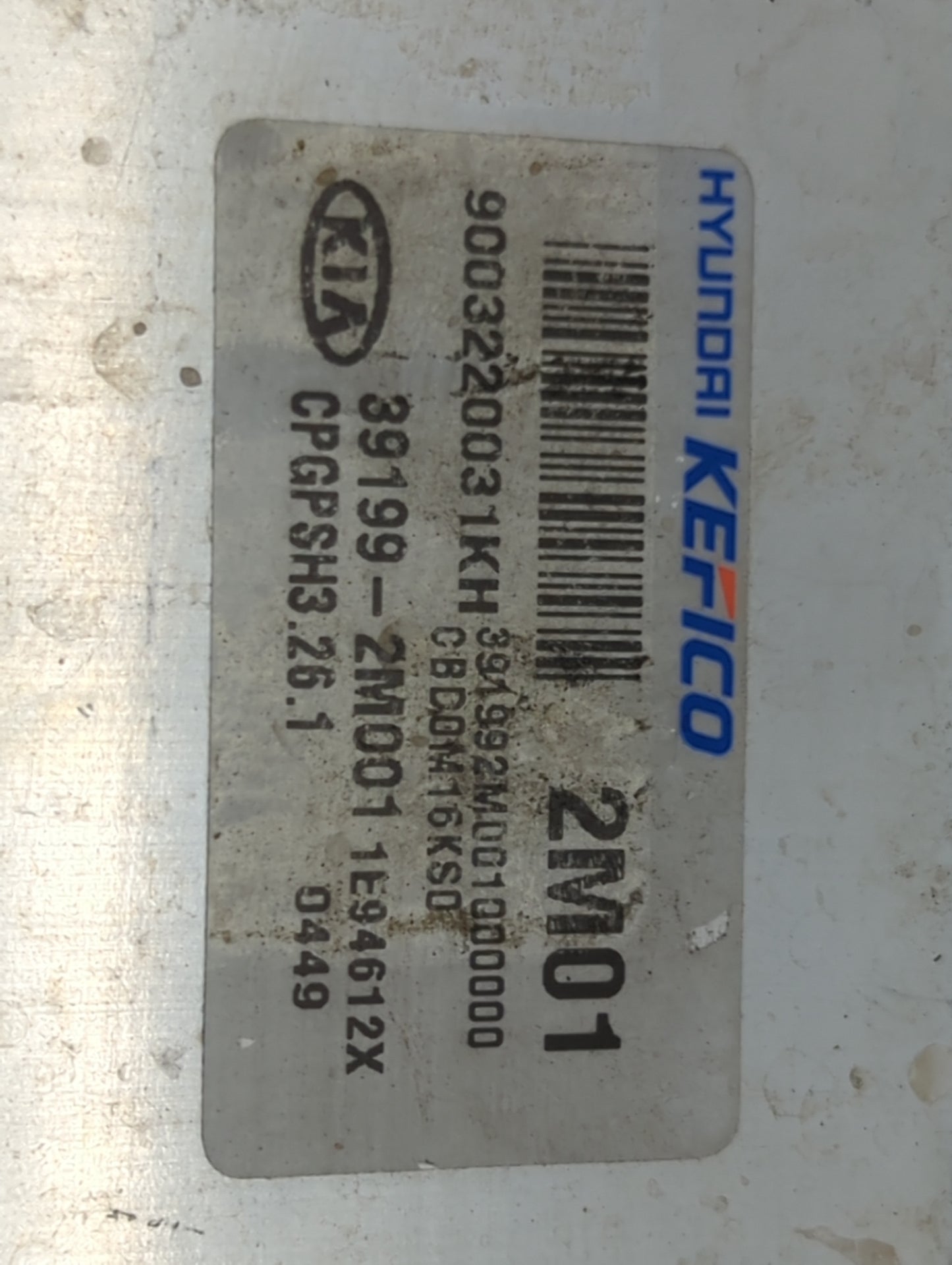 2020-2022 Hyundai Accent PCM Engine Control Computer ECU ECM PCU OEM P/N:39199-2M001 9003220031KH Fits Fits 2020 2021 2022 O