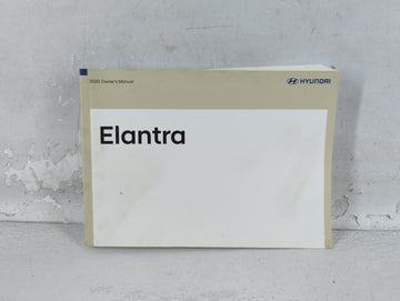 2020 Hyundai Elantra Owners Manual Book Guide P/N:KF2O-EU99D OEM Used Auto Parts - Oemusedautoparts1.com
