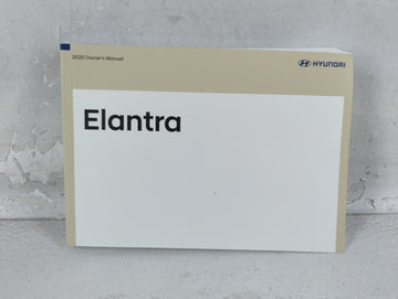 2020 Hyundai Elantra Owners Manual Book Guide P/N:KF2O-EU95C OEM Used Auto Parts - Oemusedautoparts1.com