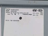 2019-2020 Hyundai Elantra Radio AM FM Cd Player Receiver Replacement P/N:96180F2UASSH Fits Fits 2019 2020 OEM Used Auto Part
