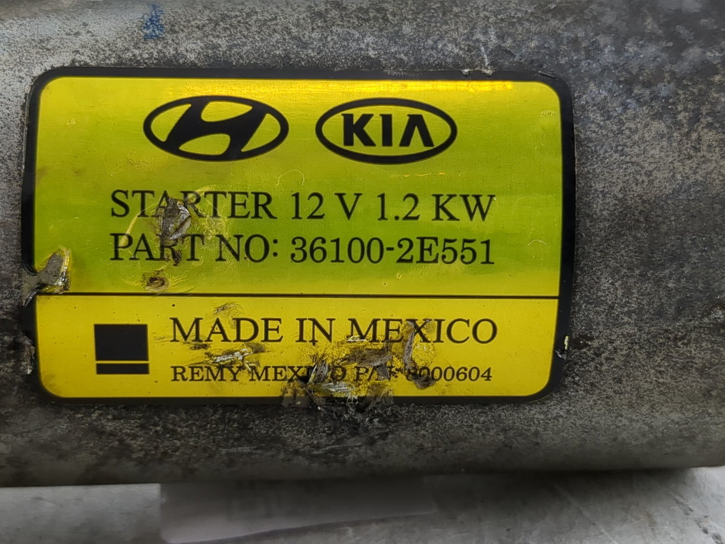 2014-2020 Hyundai Elantra Car Starter Motor Solenoid OEM P/N:36100-2E551 Fits Fits 2014 2015 2016 2017 2018 2019 2020 OEM Us