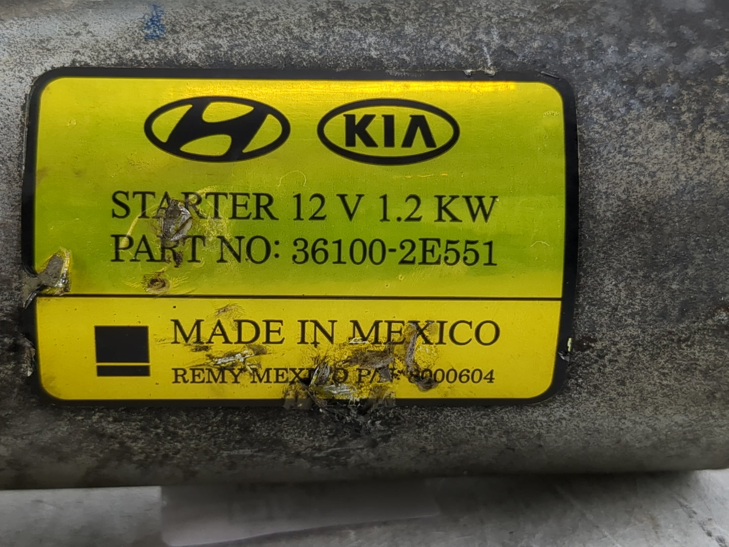 2014-2020 Hyundai Elantra Car Starter Motor Solenoid OEM P/N:36100-2E551 Fits Fits 2014 2015 2016 2017 2018 2019 2020 OEM Us