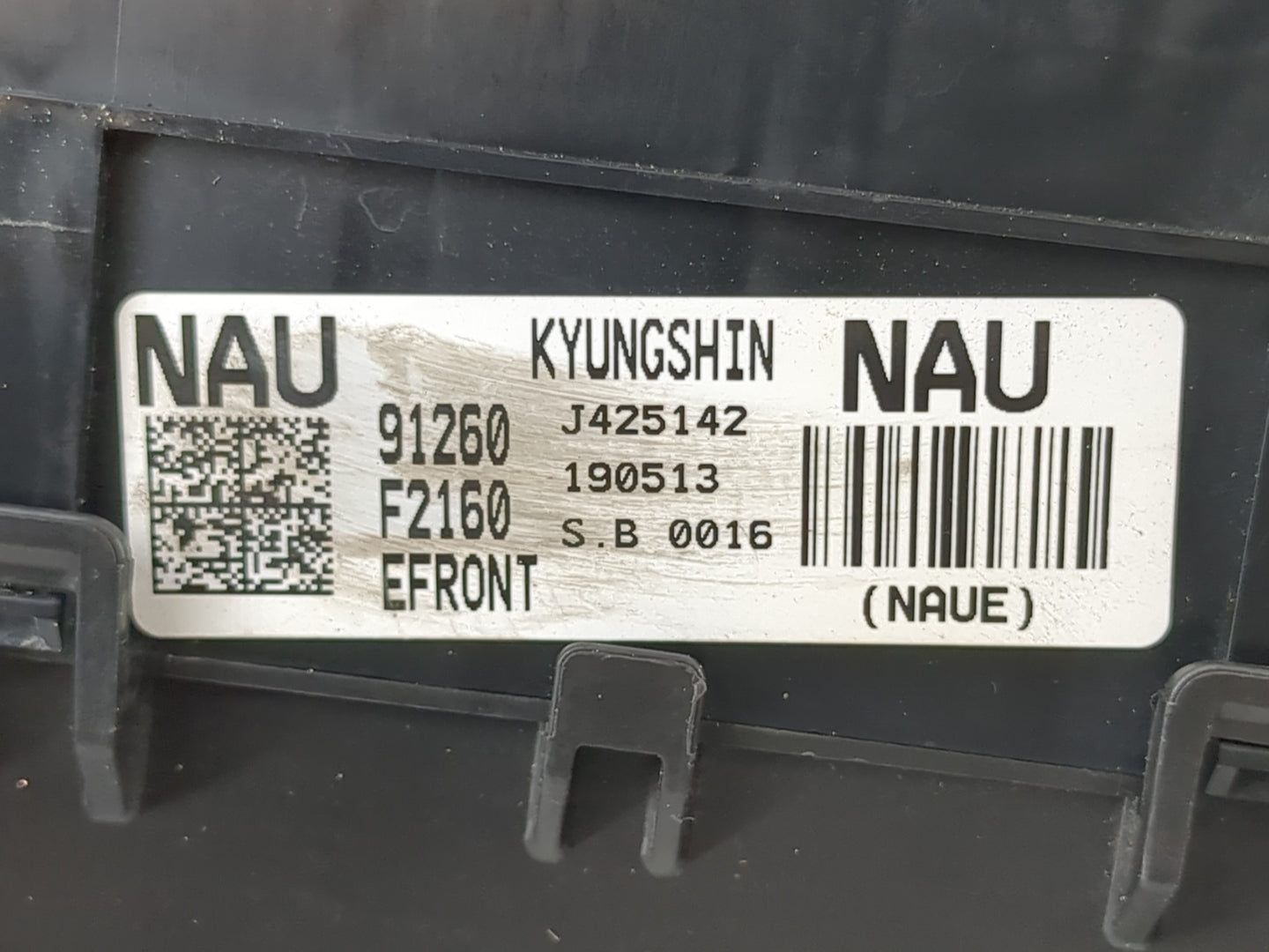 2019-2020 Hyundai Elantra Fusebox Fuse Box Panel Relay Module P/N:91260 F2160 91956-F2025 Fits Fits 2019 2020 OEM Used Auto 