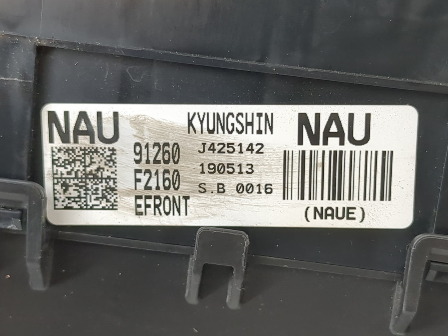 2019-2020 Hyundai Elantra Fusebox Fuse Box Panel Relay Module P/N:91260 F2160 91956-F2025 Fits Fits 2019 2020 OEM Used Auto 