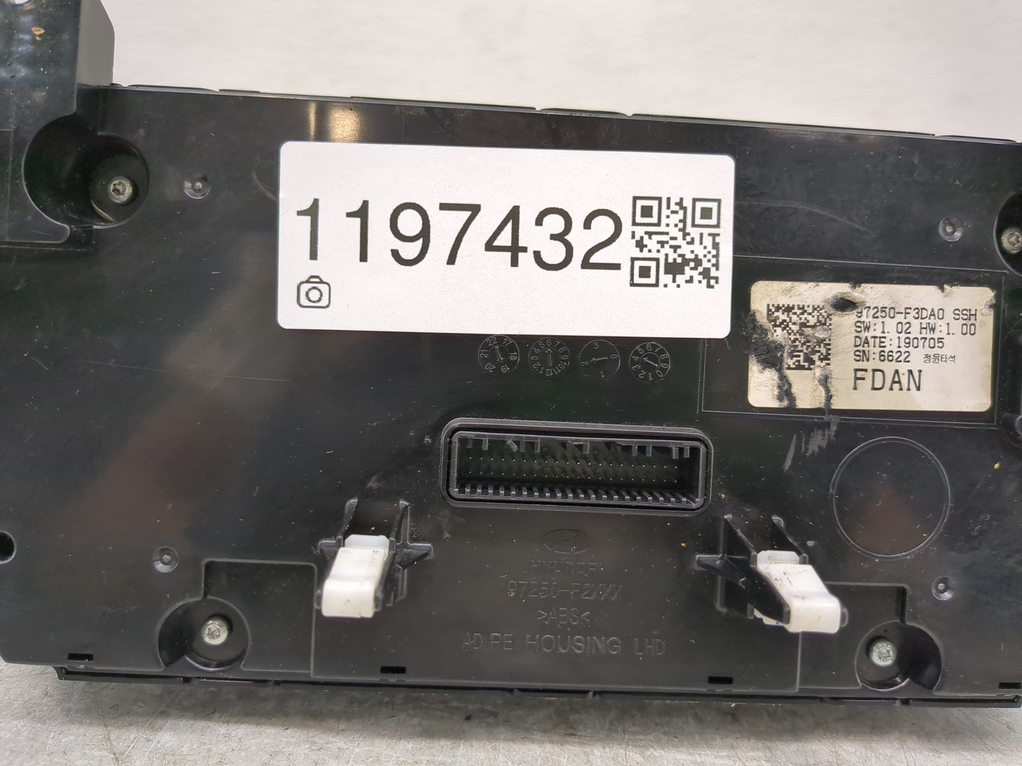 2019-2020 Hyundai Elantra Climate Control Module Temperature AC/Heater Replacement P/N:97250-F3DA0 Fits Fits 2019 2020 OEM U