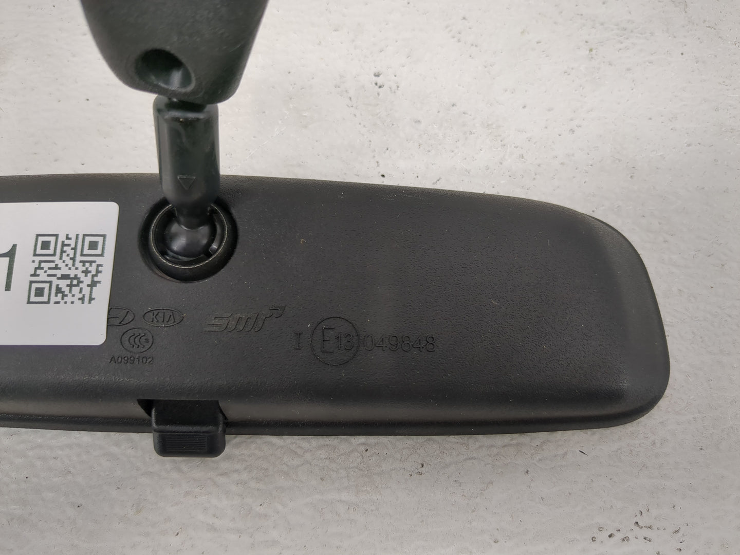 2013-2020 Hyundai Elantra Interior Rear View Mirror Replacement OEM P/N:E13049848 Fits OEM Used Auto Parts - Oemusedautopart