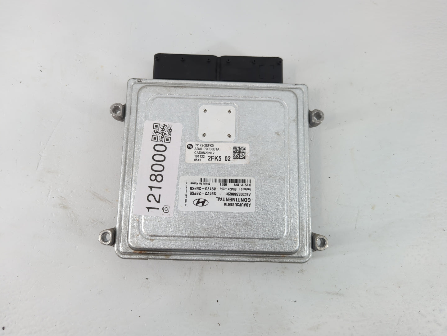 2020 Hyundai Elantra PCM Engine Control Computer ECU ECM PCU OEM P/N:ADAUP2US6B1A 39172-2EFK5 Fits OEM Used Auto Parts - Oem