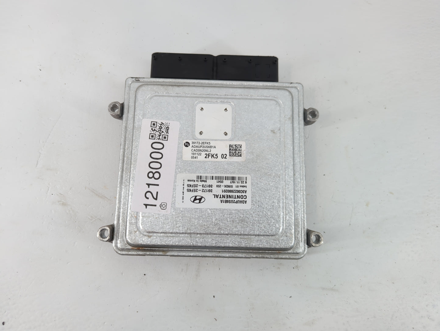 2020 Hyundai Elantra PCM Engine Control Computer ECU ECM PCU OEM P/N:ADAUP2US6B1A 39172-2EFK5 Fits OEM Used Auto Parts - Oem