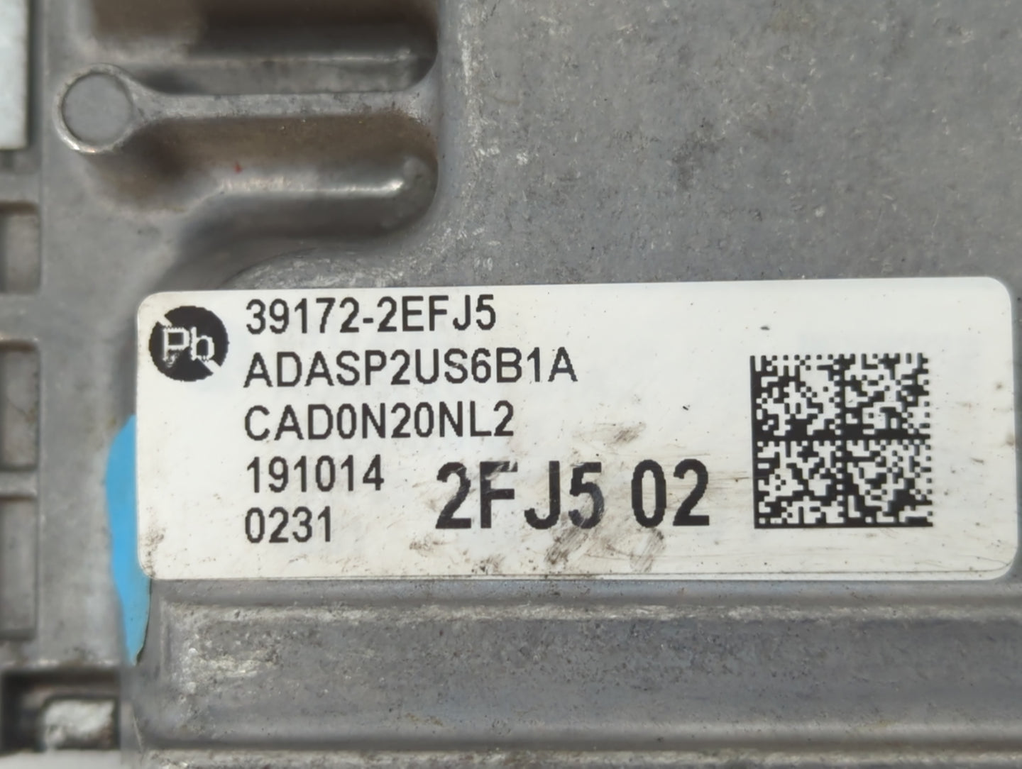2020 Hyundai Elantra PCM Engine Control Computer ECU ECM PCU OEM P/N:39172-2EFJ5 Fits OEM Used Auto Parts - Oemusedautoparts