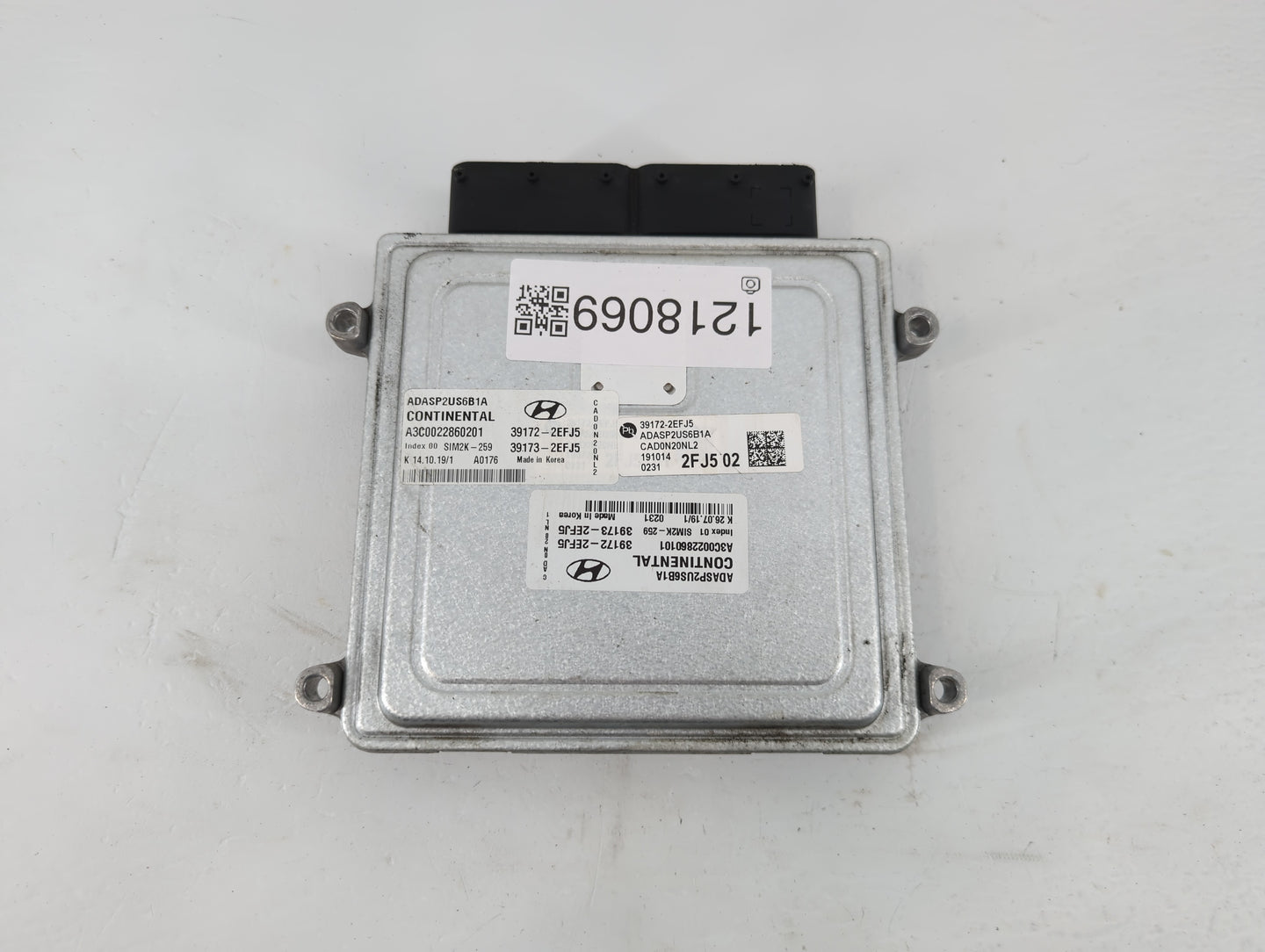 2020 Hyundai Elantra PCM Engine Control Computer ECU ECM PCU OEM P/N:39172-2EFJ5 Fits OEM Used Auto Parts - Oemusedautoparts
