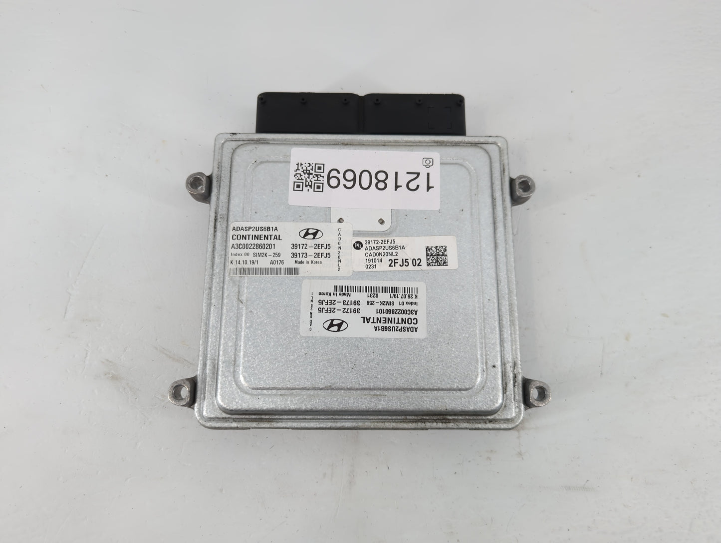 2020 Hyundai Elantra PCM Engine Control Computer ECU ECM PCU OEM P/N:39172-2EFJ5 Fits OEM Used Auto Parts - Oemusedautoparts
