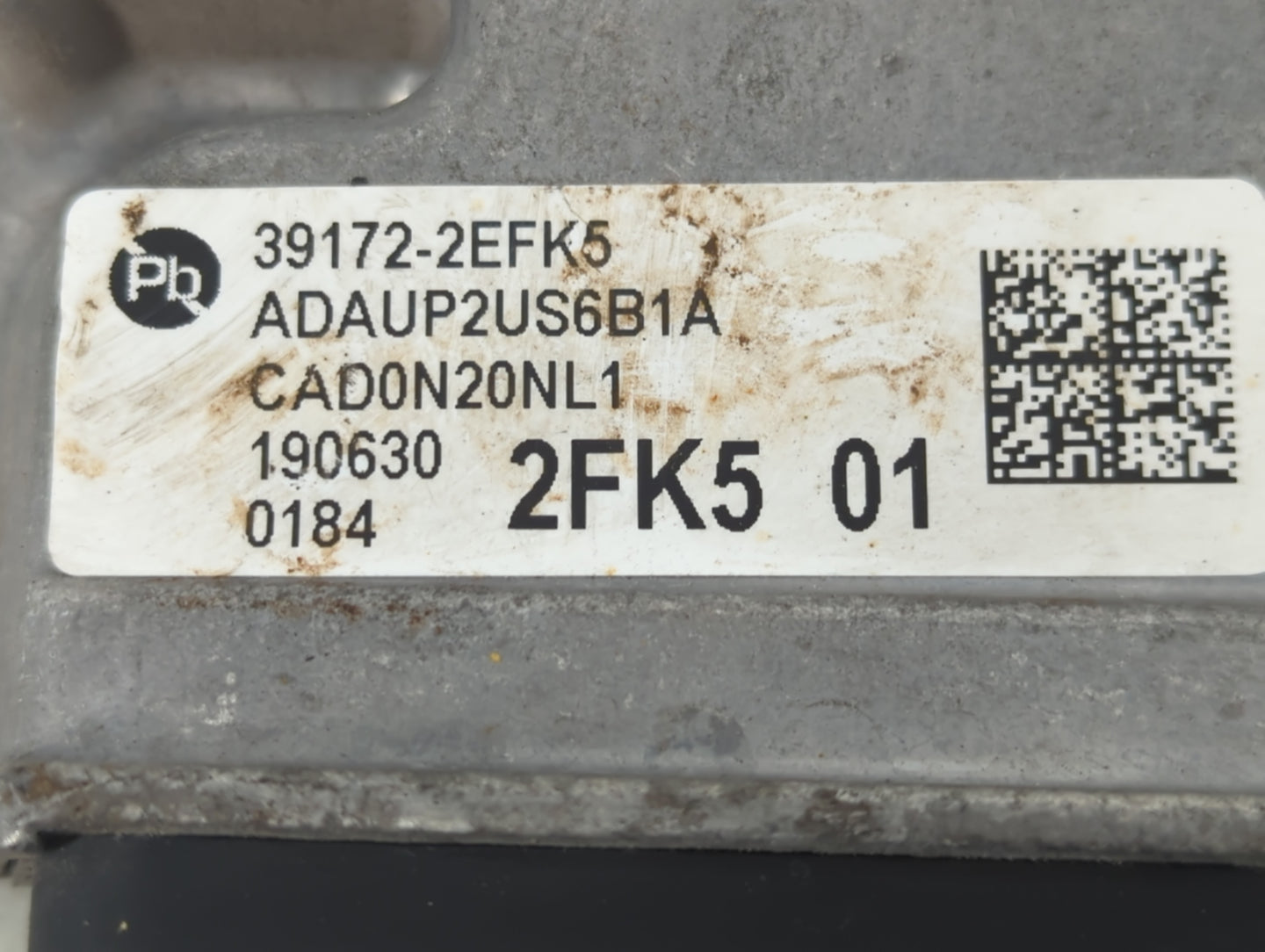 2020 Hyundai Elantra PCM Engine Control Computer ECU ECM PCU OEM P/N:39172-2EFK5 Fits OEM Used Auto Parts - Oemusedautoparts