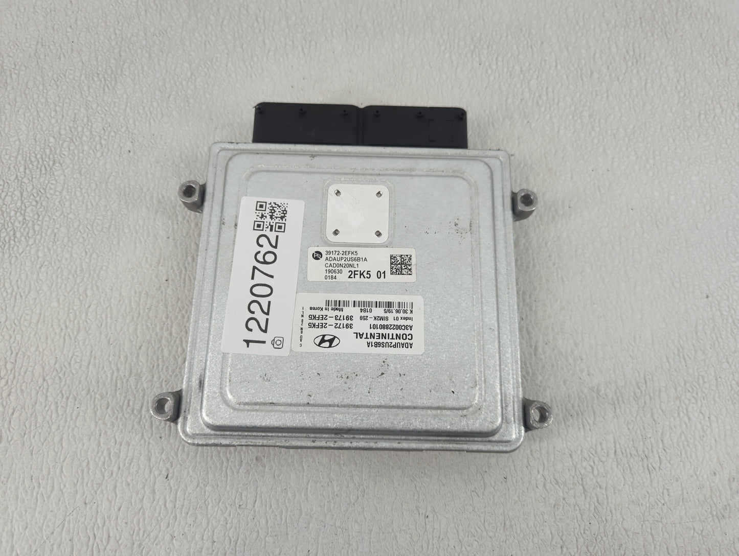 2020 Hyundai Elantra PCM Engine Control Computer ECU ECM PCU OEM P/N:39172-2EFK5 Fits OEM Used Auto Parts - Oemusedautoparts