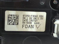 2019-2020 Hyundai Elantra Climate Control Module Temperature AC/Heater Replacement P/N:97250-F3DA0 Fits Fits 2019 2020 OEM U