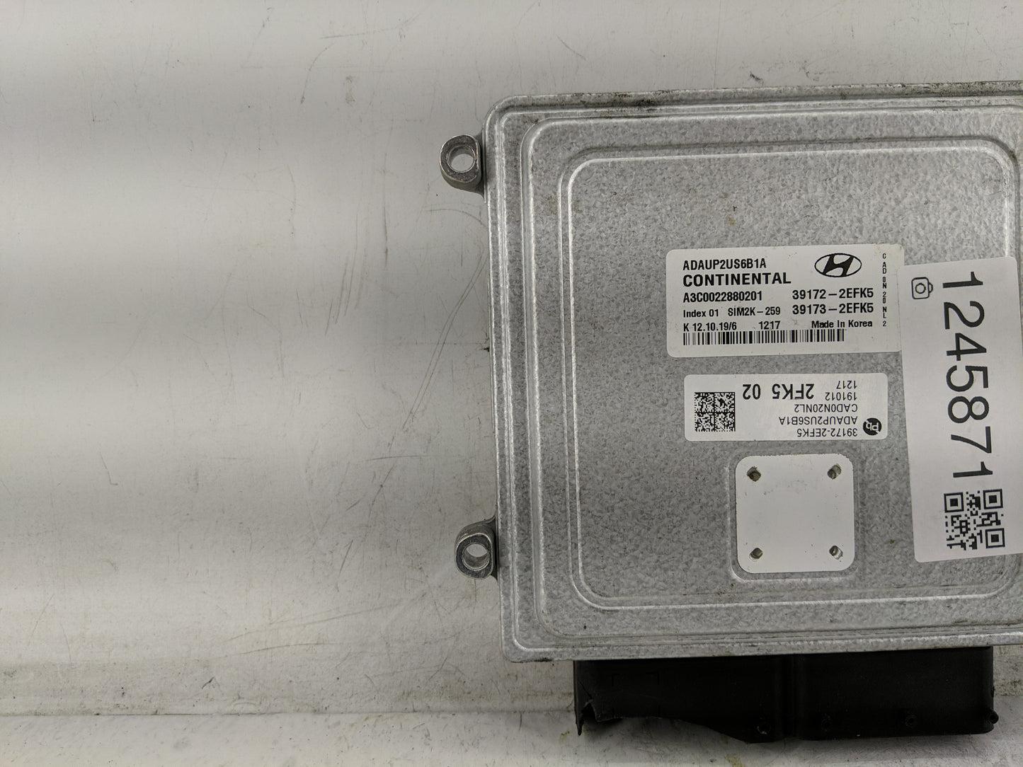 2020 Hyundai Elantra PCM Engine Control Computer ECU ECM PCU OEM P/N:39173-2EFK5 39172-2EFK5 Fits OEM Used Auto Parts - Oemu