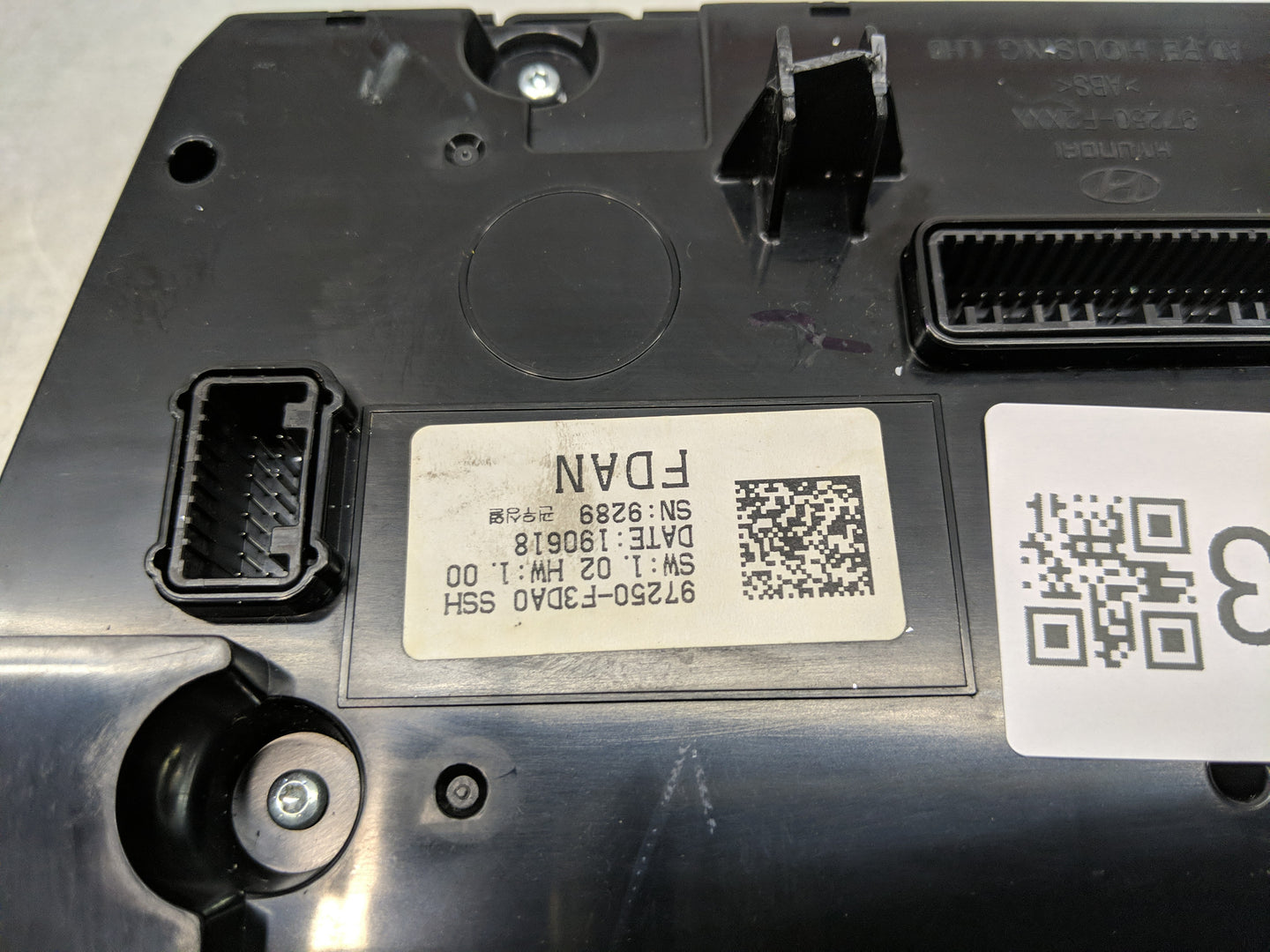 2019-2020 Hyundai Elantra Climate Control Module Temperature AC/Heater Replacement P/N:97250-F3DA0 Fits Fits 2019 2020 OEM U