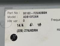 2019-2020 Hyundai Elantra Radio AM FM Cd Player Receiver Replacement P/N:96160-F2UA0SSH Fits Fits 2019 2020 OEM Used Auto Pa