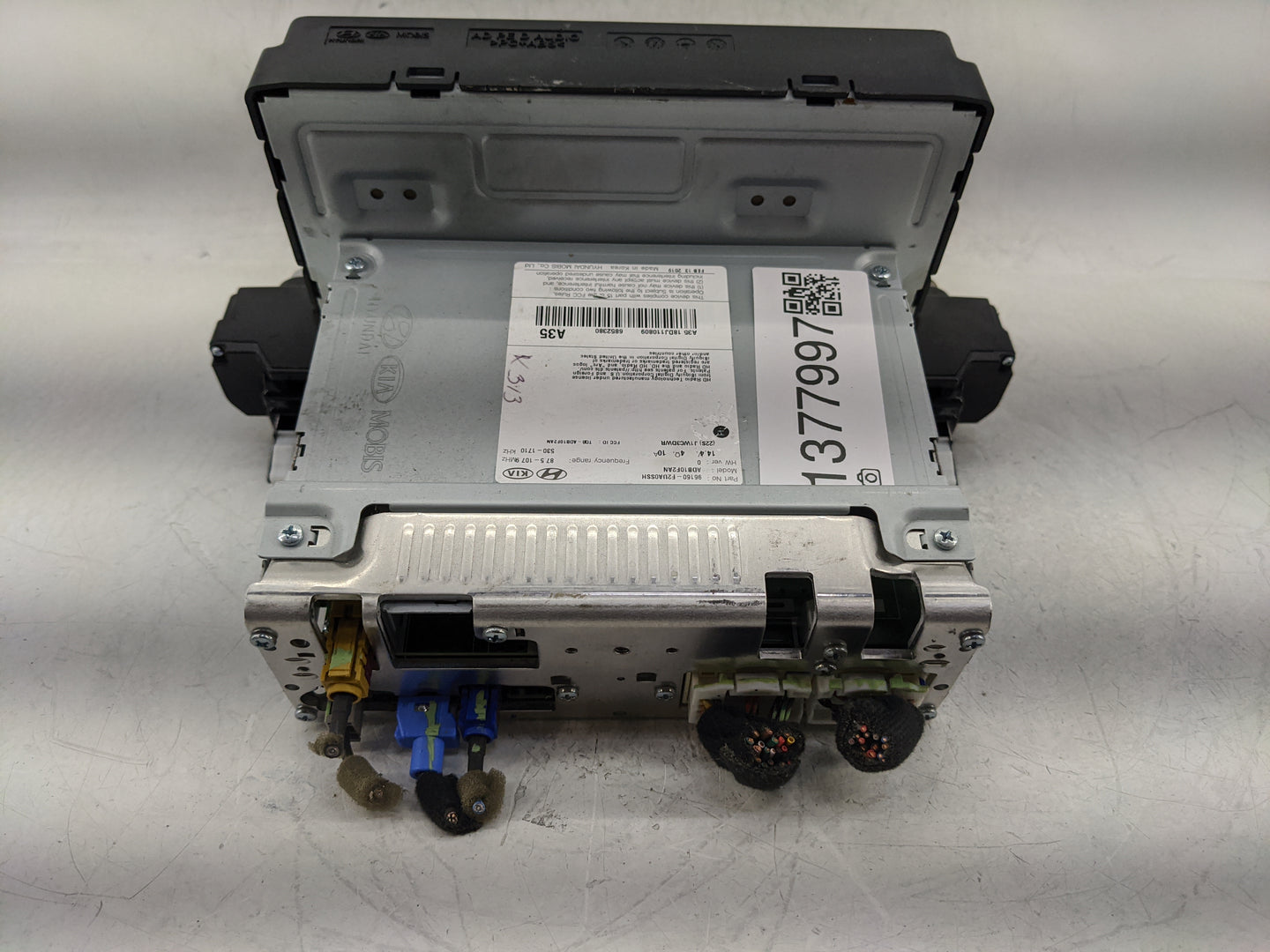 2019-2020 Hyundai Elantra Radio AM FM Cd Player Receiver Replacement P/N:96160-F2UA0SSH 96180F2UA0SSH Fits Fits 2019 2020 OE