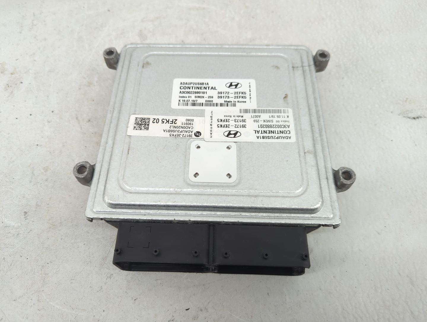 2020 Hyundai Elantra PCM Engine Control Computer ECU ECM PCU OEM P/N:39173-2EFK5 39172-2EFK5 Fits OEM Used Auto Parts - Oemu