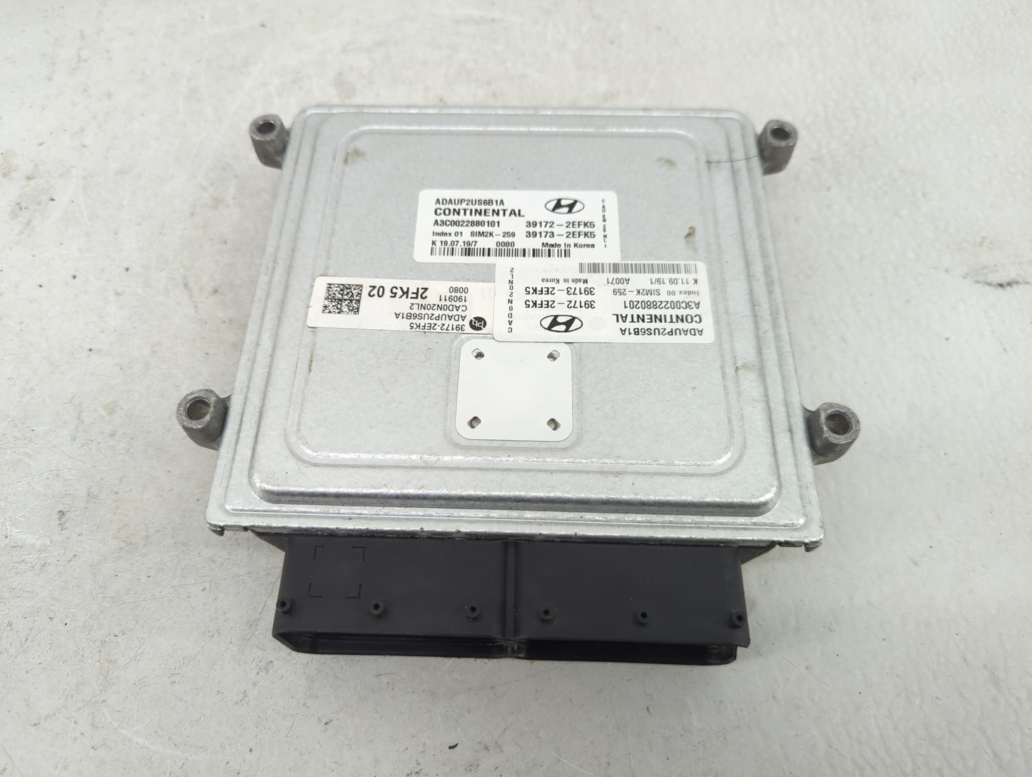 2020 Hyundai Elantra PCM Engine Control Computer ECU ECM PCU OEM P/N:39173-2EFK5 39172-2EFK5 Fits OEM Used Auto Parts - Oemu