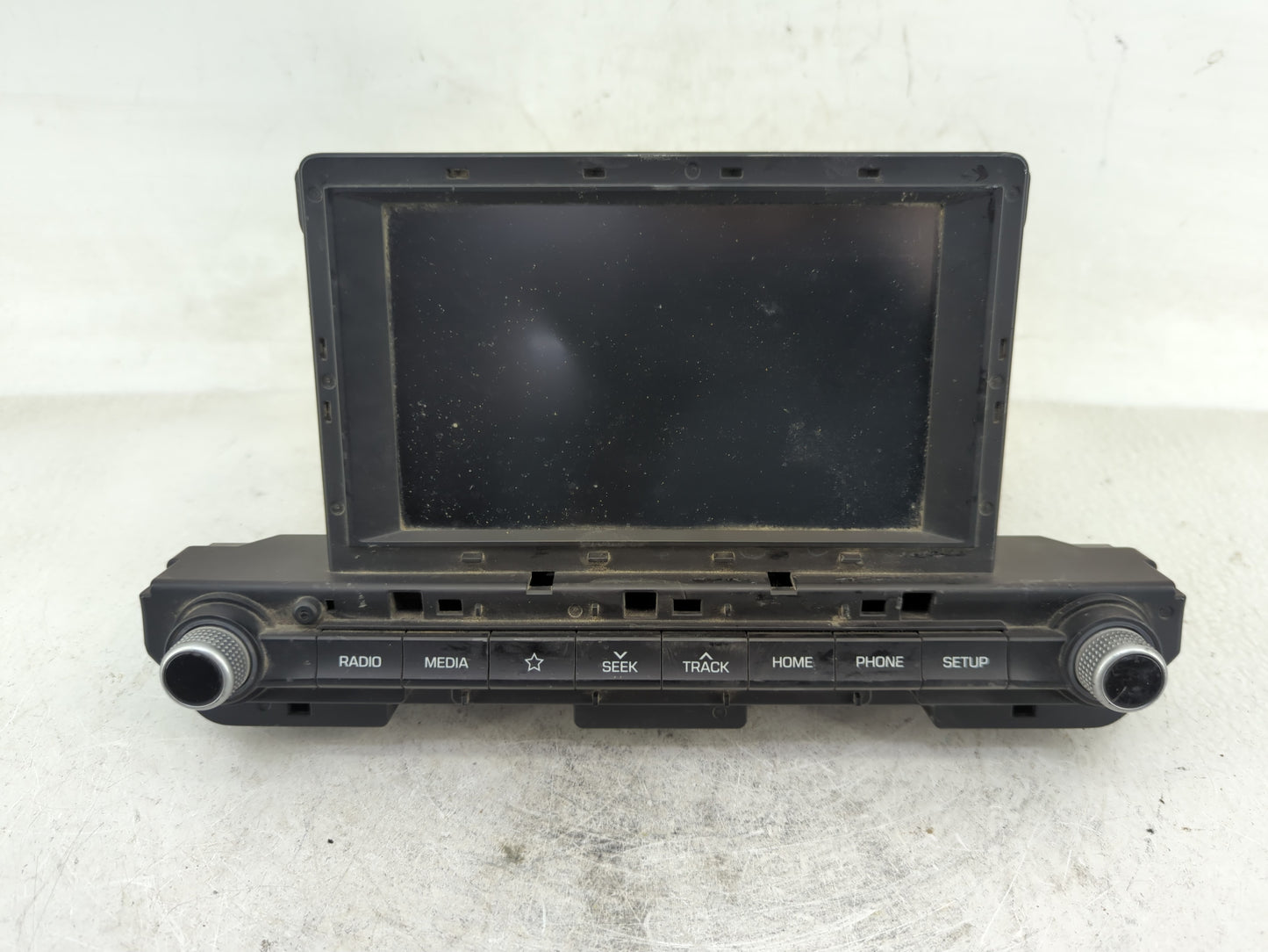 2019-2020 Hyundai Elantra Radio AM FM Cd Player Receiver Replacement P/N:96160F2CA0SSH Fits Fits 2019 2020 OEM Used Auto Par
