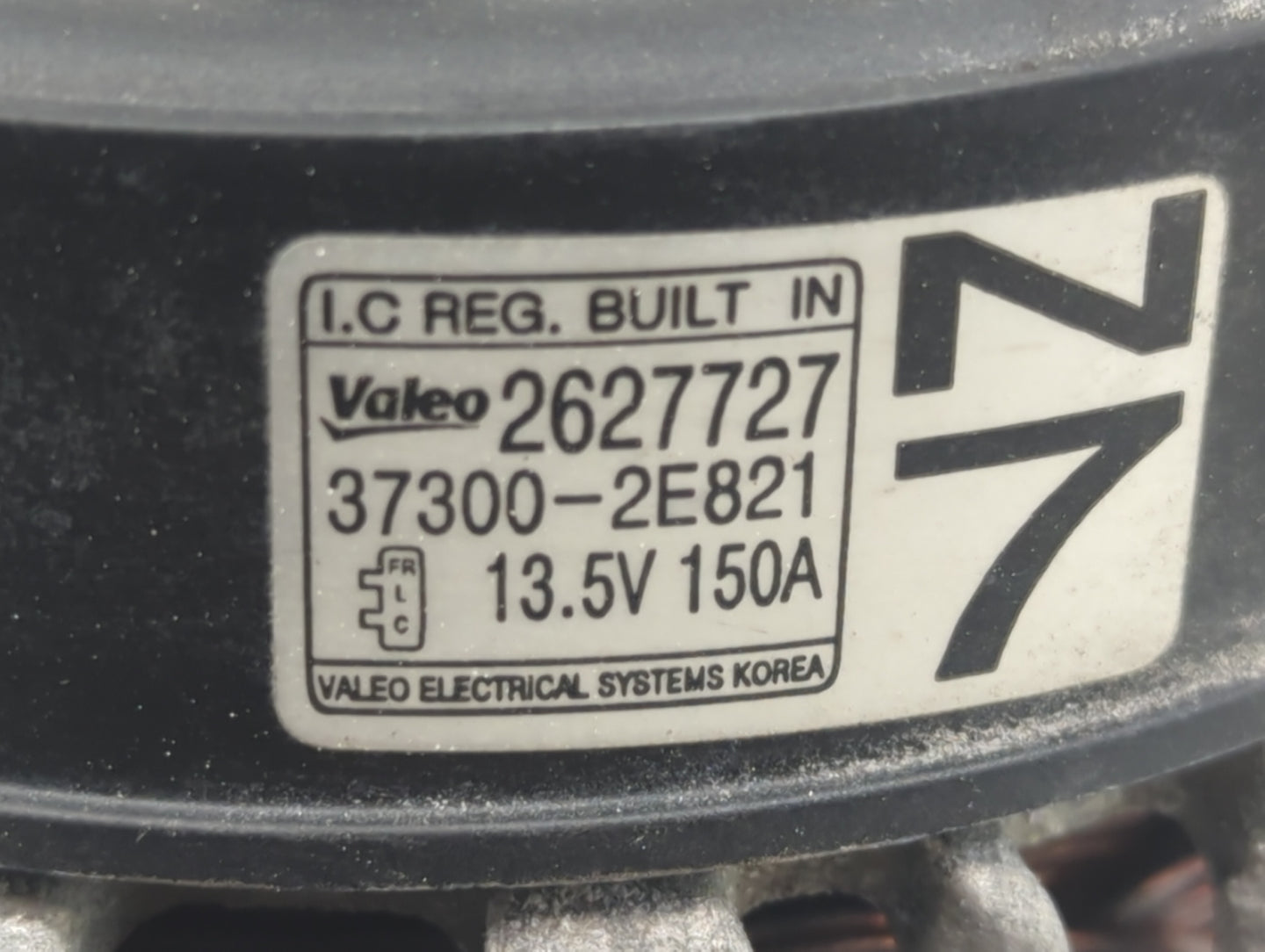 2017-2020 Hyundai Elantra Alternator Replacement Generator Charging Assembly Engine OEM P/N:37300-2E821 2627727 Fits OEM Use